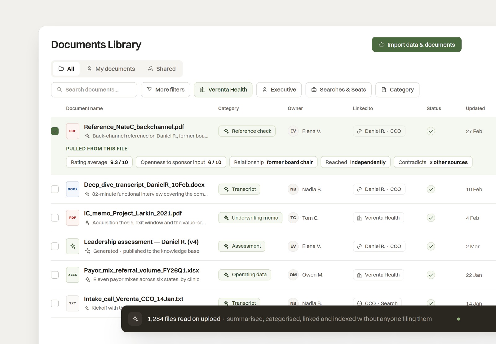 Document Explorer